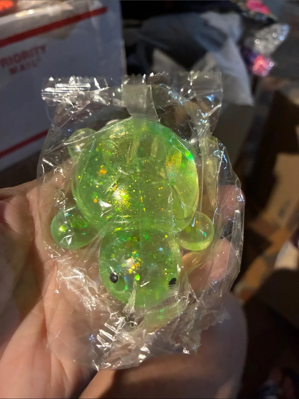 Green turtle squishy Toy - Brand Unknown